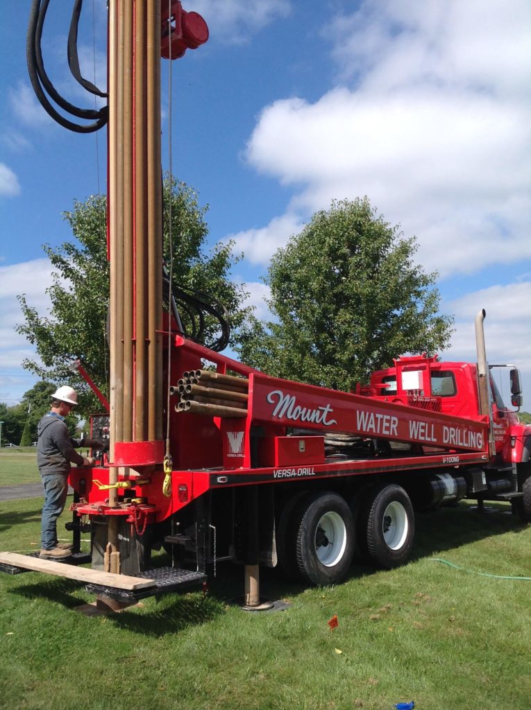 Drilling domestic water well lancaster ohio